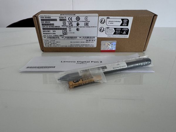 Lenovo Digital Pen 2 ปากมีความไวและแม่นยำสูงในการใช้งานเขียนและวาดรูป 4X81H95633  สินค้าใหม่ มีประกันศูนย์ 6 เดือน