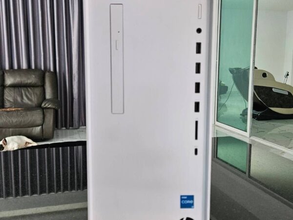 PC HP Pavilion TP01-4021d (99X32PA#AKL) เครื่องมือสอง สภาพสวย i3-13100/8GB/512GB M.2 SSD/Intel UHD Graphics 730/Windows 11 Home/Snow White มีประกันศูนย์ถึง 12/2026